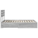 Cadru de pat cu sertar cu headboard cu depozitare Lemn compozit - WALTI WALTI