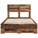 Cadru de pat cu sertar cu headboard cu depozitare Lemn compozit - WALTI WALTI