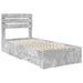 Cadru de pat cu sertar cu headboard cu depozitare Lemn compozit - WALTI WALTI