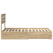 Cadru de pat cu sertar cu headboard cu depozitare Lemn compozit - WALTI WALTI