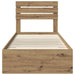 Cadru de pat cu sertar cu headboard cu depozitare Lemn compozit - WALTI WALTI