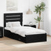 Cadru de pat cu sertar cu headboard cu depozitare Lemn compozit - WALTI WALTI