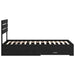 Cadru de pat cu sertar cu headboard cu depozitare Lemn compozit - WALTI WALTI
