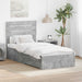 Cadru de pat cu sertar cu headboard cu depozitare Lemn compozit - WALTI WALTI