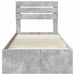 Cadru de pat cu sertar cu headboard cu depozitare Lemn compozit - WALTI WALTI