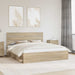 Cadru de pat cu headboard Sonoma 200 x 200 cm Lemn de pin masiv - WALTI WALTI