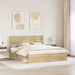 Cadru de pat cu headboard Sonoma 200 x 200 cm Lemn de pin masiv - WALTI WALTI