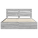 Cadru de pat Gri Sonoma 200 x 200 cm Lemn de pin masiv - WALTI WALTI