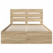 Cadru de pat cu headboard Sonoma 160 x 200 cm Lemn de pin masiv - WALTI WALTI