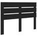 Cadru de pat cu headboard Negru 140 x 200 cm Lemn de pin masiv - WALTI WALTI