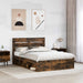 Cadru de pat Stejar fumuriu 140 x 190 cm Lemn de pin masiv - WALTI WALTI