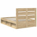 Cadru de pat cu headboard Sonoma 120 x 200 cm Lemn de pin masiv - WALTI WALTI