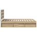 Cadru de pat cu headboard Sonoma 120 x 200 cm Lemn de pin masiv - WALTI WALTI