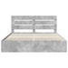 Cadru de pat Gri din beton 180 x 200 cm Lemn Ingineresc - WALTI WALTI