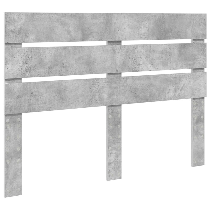 Cadru de pat Gri din beton 140 x 190 cm Lemn Ingineresc - WALTI WALTI