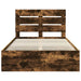 Cadru de pat Stejar fumuriu 135 x 190 cm Lemn Ingineresc - WALTI WALTI