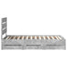 Cadru de pat Gri din beton 75 x 190 cm Lemn Ingineresc - WALTI WALTI