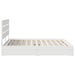 Pat cu storage cu headboard Alb 180 x 200 cm Lemn compozit - WALTI WALTI
