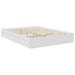 Pat cu storage cu headboard Alb 150 x 200 cm Lemn compozit - WALTI WALTI
