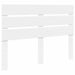 Pat cu storage cu headboard Alb 150 x 200 cm Lemn compozit - WALTI WALTI