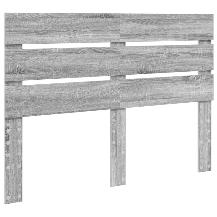 Pat cu storage cu sertar Gri Sonoma 150 x 200 cm Lemn compozit - WALTI WALTI