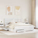 Cadru de pat cu sertar Alb 180 x 200 cm Lemn compozit - WALTI WALTI