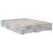 Cadru de pat cu sertar Gri din beton 150 x 200 cm Lemn compozit - WALTI WALTI