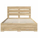 Cadru de pat cu sertar Stejar Sonoma 140 x 190 cm Lemn compozit - WALTI WALTI
