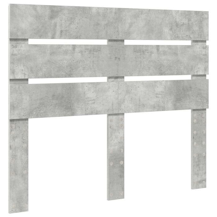 Cadru de pat cu sertar Gri din beton 120 x 190 cm Lemn compozit - WALTI WALTI