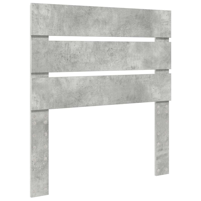 Cadru de pat cu sertar Gri din beton 90 x 200 cm Lemn compozit - WALTI WALTI