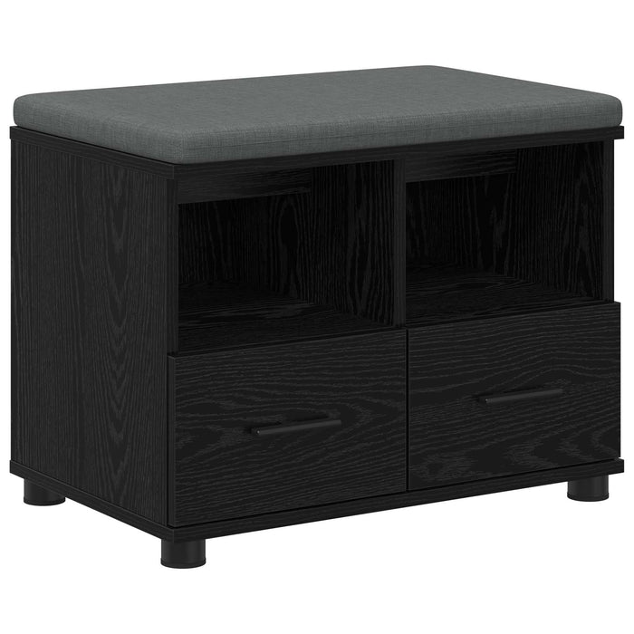 Bancă pentru hol cu pernă Stejar Negru 60 x 38 x 46 cm - WALTI WALTI