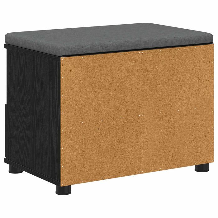 Bancă pentru hol cu pernă Stejar Negru 60 x 38 x 46 cm - WALTI WALTI