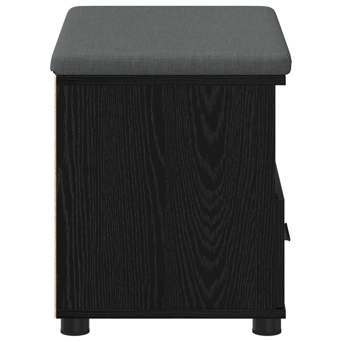 Bancă pentru hol cu pernă Stejar Negru 60 x 38 x 46 cm - WALTI WALTI
