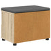 Bancă pentru hol cu pernă Stejar Sonoma 60 x 38 x 46 cm - WALTI WALTI