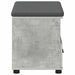 Bancă pentru hol cu pernă Gri din beton 60 x 38 x 46 cm - WALTI WALTI
