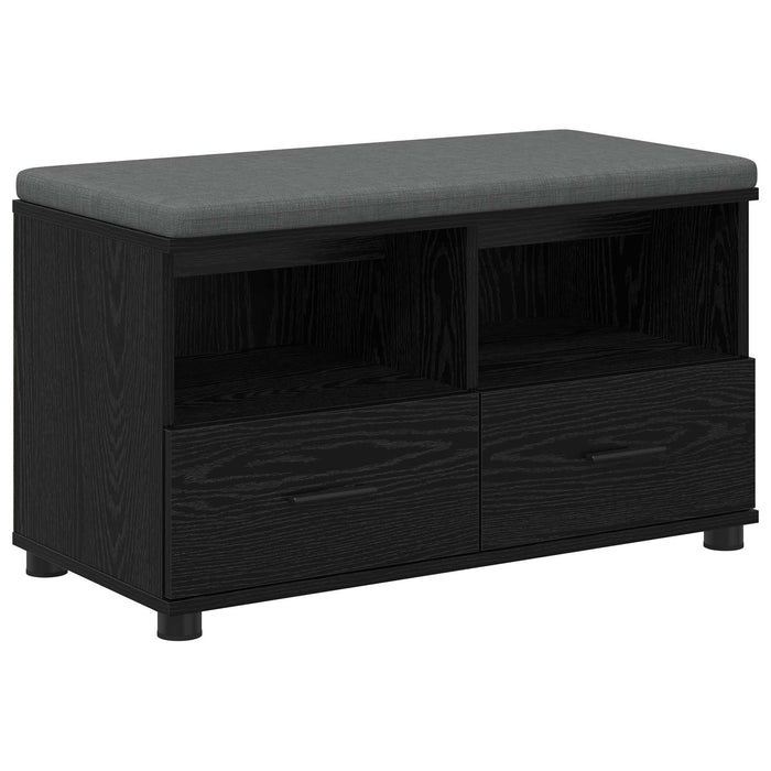 Bancă pentru hol cu pernă Stejar Negru 80 x 38 x 46 cm - WALTI WALTI
