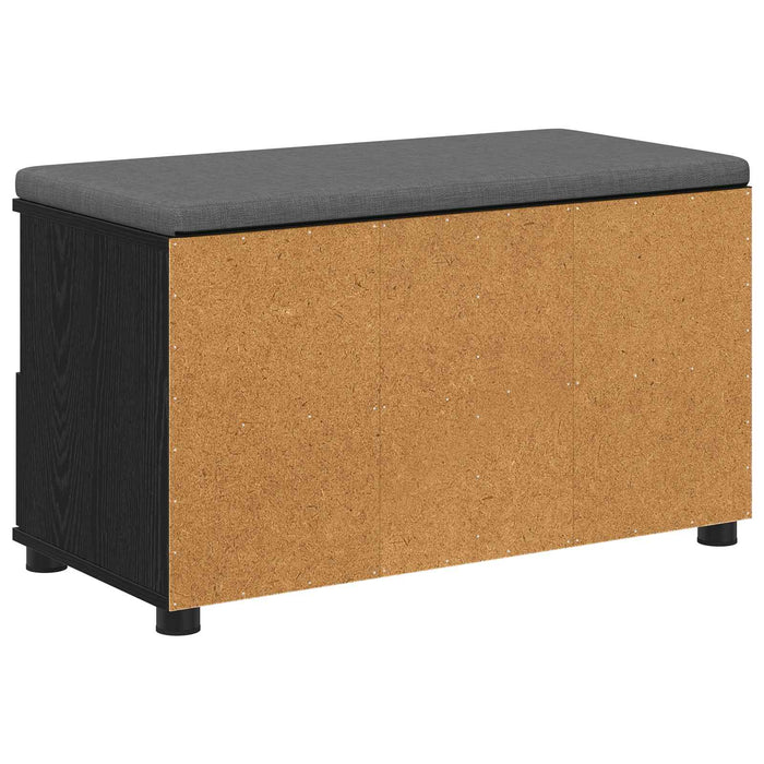 Bancă pentru hol cu pernă Stejar Negru 80 x 38 x 46 cm - WALTI WALTI