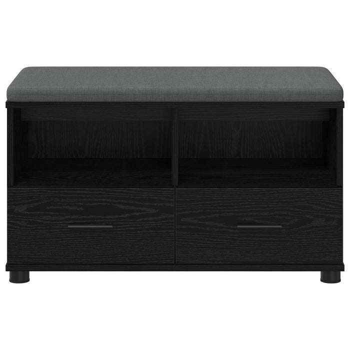 Bancă pentru hol cu pernă Stejar Negru 80 x 38 x 46 cm - WALTI WALTI