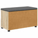 Bancă pentru hol cu pernă Stejar Sonoma 80 x 38 x 46 cm - WALTI WALTI