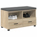 Bancă pentru hol cu pernă Stejar Sonoma 80 x 38 x 46 cm - WALTI WALTI