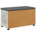 Bancă pentru hol cu pernă Gri din beton 80 x 38 x 46 cm - WALTI WALTI