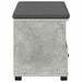 Bancă pentru hol cu pernă Gri din beton 80 x 38 x 46 cm - WALTI WALTI
