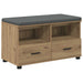 Bancă pentru hol cu pernă Stejar Artizanal 80 x 38 x 46 cm - WALTI WALTI