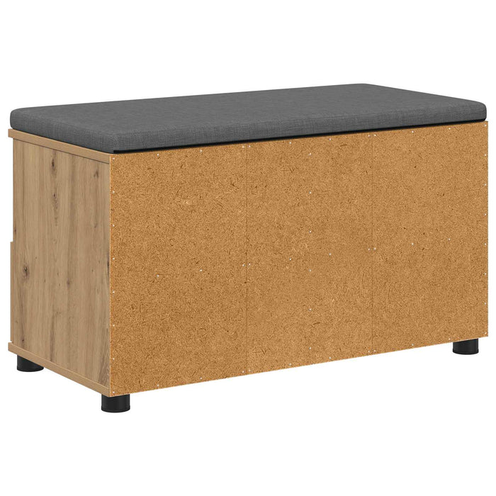 Bancă pentru hol cu pernă Stejar Artizanal 80 x 38 x 46 cm - WALTI WALTI