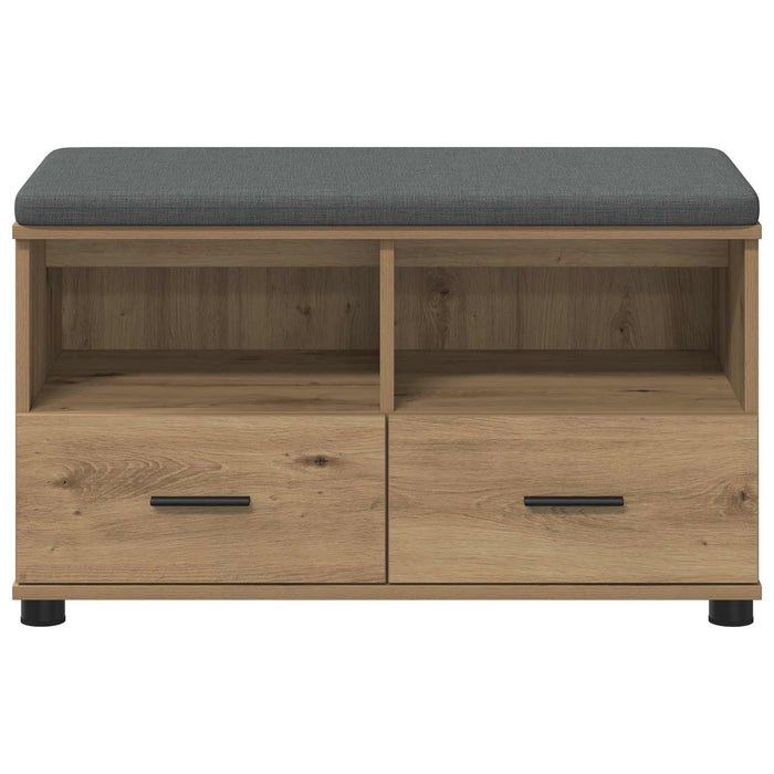 Bancă pentru hol cu pernă Stejar Artizanal 80 x 38 x 46 cm - WALTI WALTI
