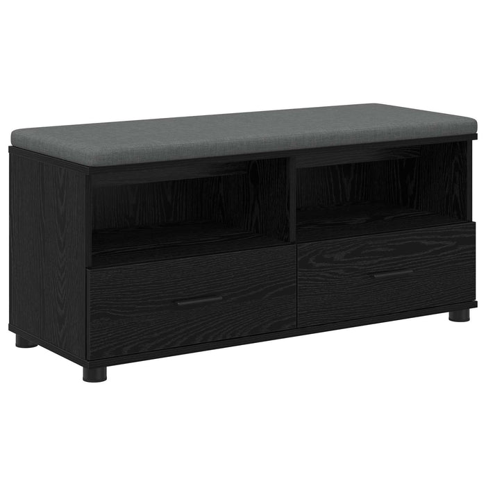 Bancă pentru hol cu pernă Stejar Negru 100 x 38 x 46 cm - WALTI WALTI