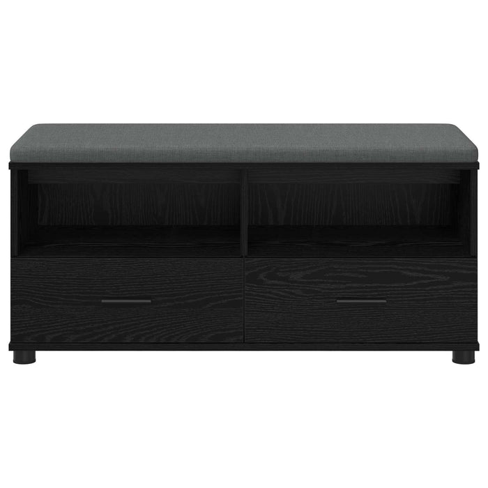 Bancă pentru hol cu pernă Stejar Negru 100 x 38 x 46 cm - WALTI WALTI