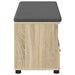 Bancă pentru hol cu pernă Stejar Sonoma 100 x 38 x 46 cm - WALTI WALTI