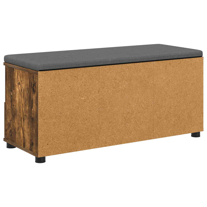 Bancă pentru hol cu pernă Stejar fumuriu 100 x 38 x 46 cm - WALTI WALTI