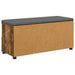 Bancă pentru hol cu pernă Stejar fumuriu 100 x 38 x 46 cm - WALTI WALTI